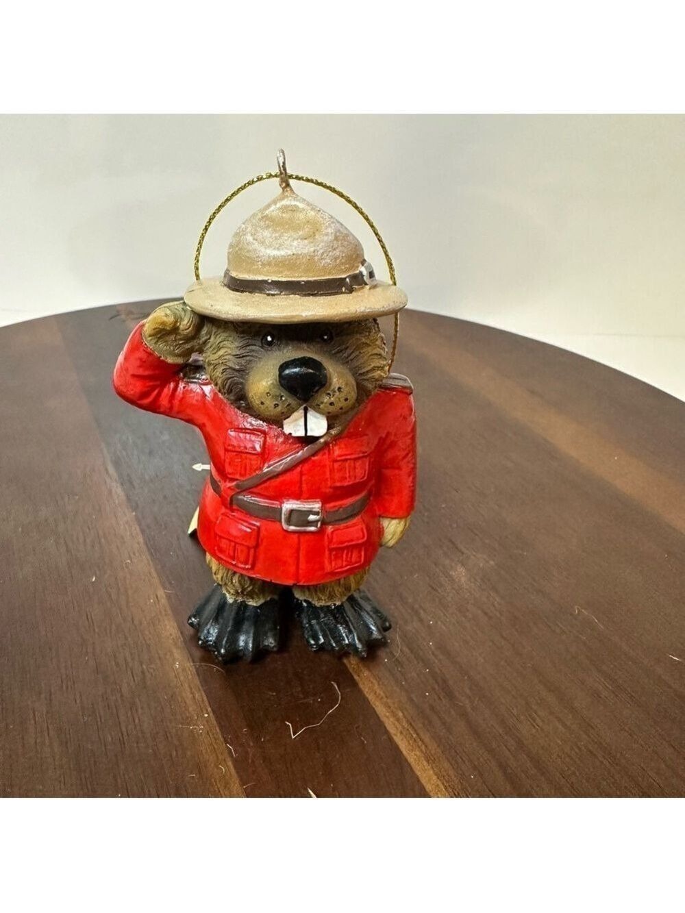 RCMP Mountie Beaver Christmas Ornament Classic Collection Canadian Souvenir